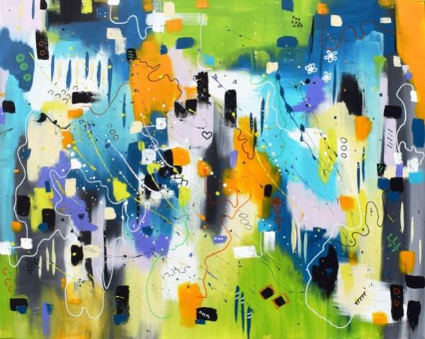 abstrakt expressive malerei kaufen - 1406